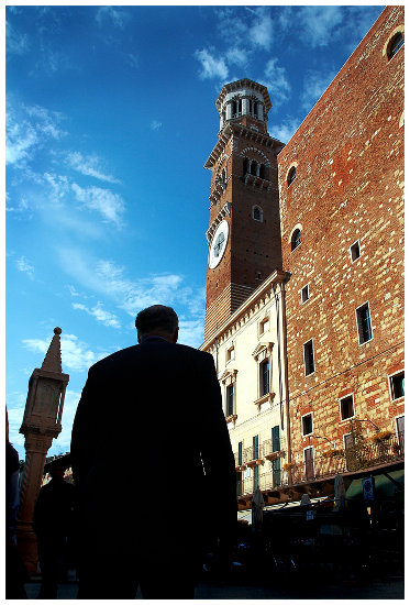 Der Marktplatz in Verona
